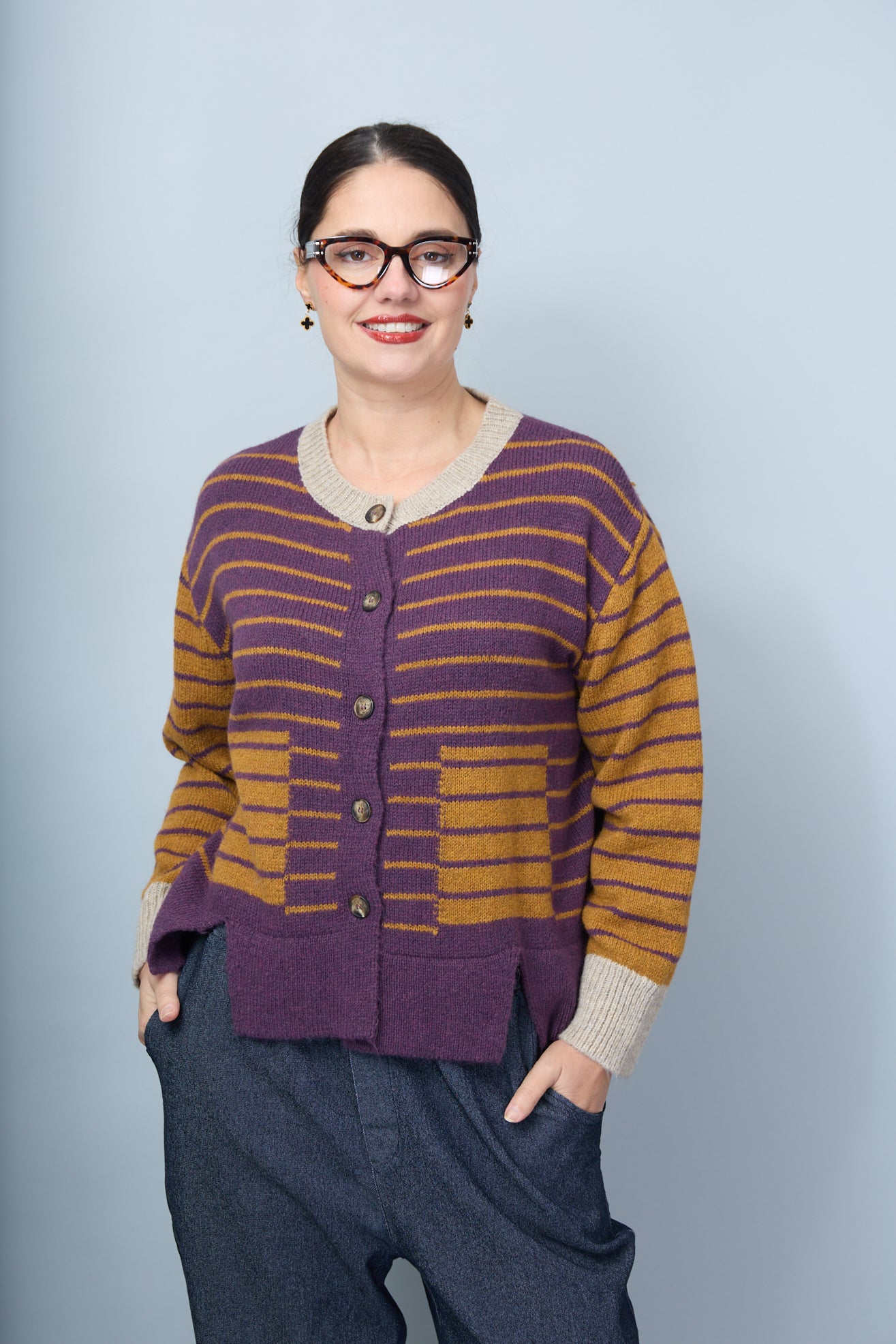 Chaqueta Asunción Morado