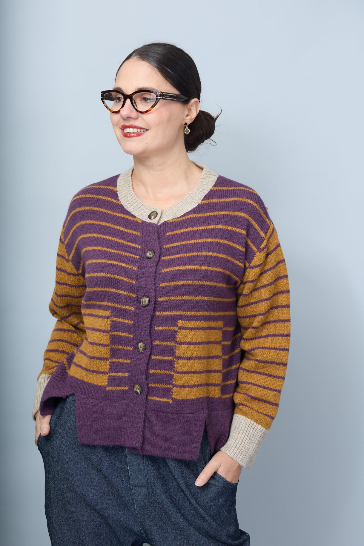 Chaqueta Asunción Morado