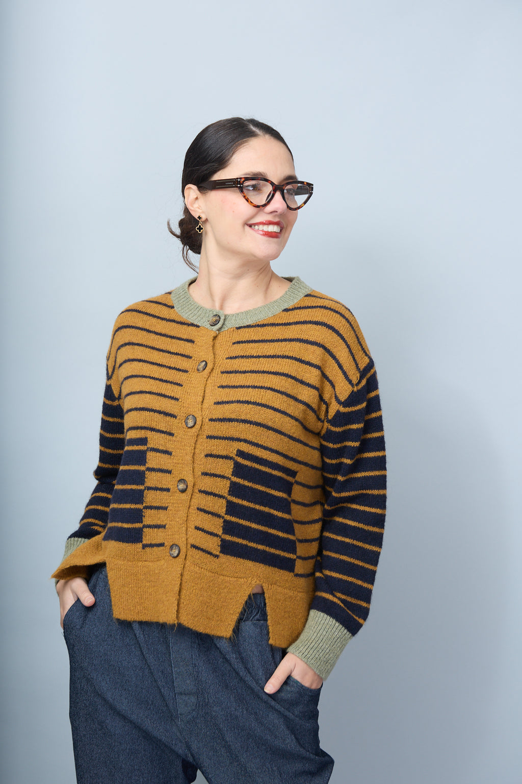 Chaqueta Asunción Mostaza