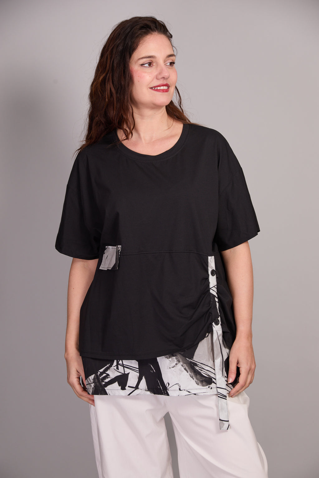 Camiseta Monica Negro