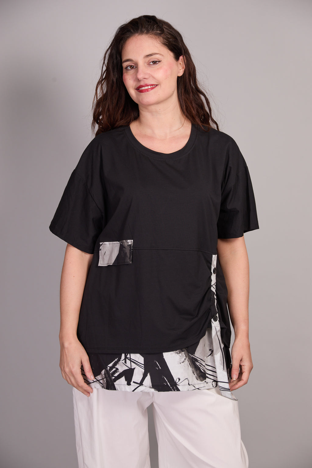 Camiseta Monica Negro