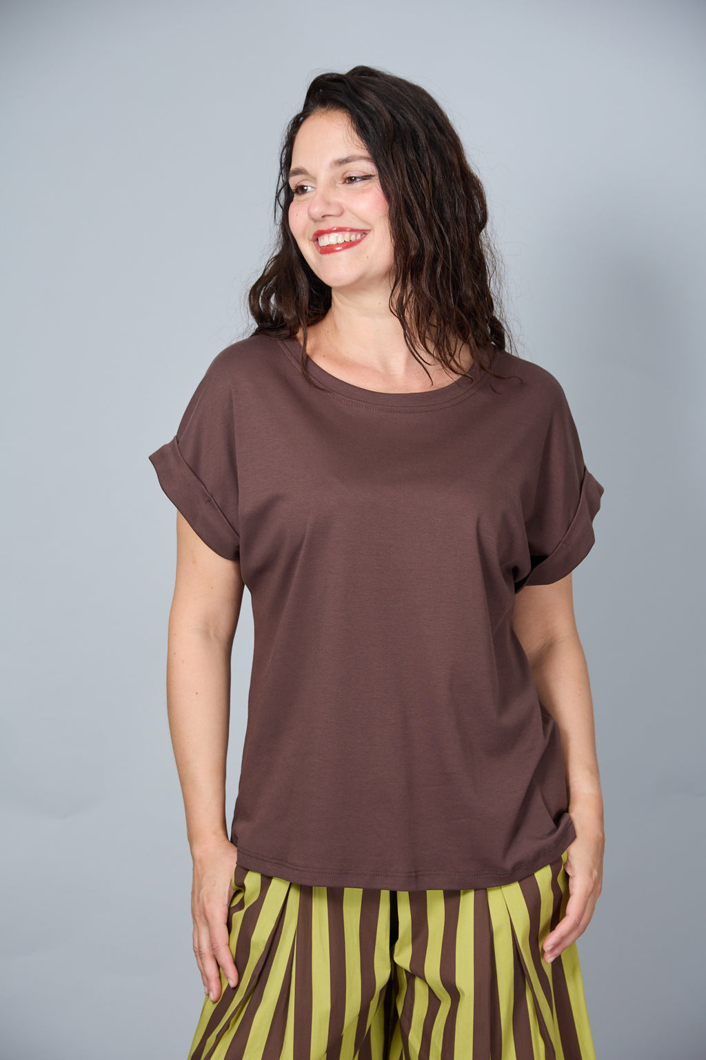 Camiseta Fatin Marrón