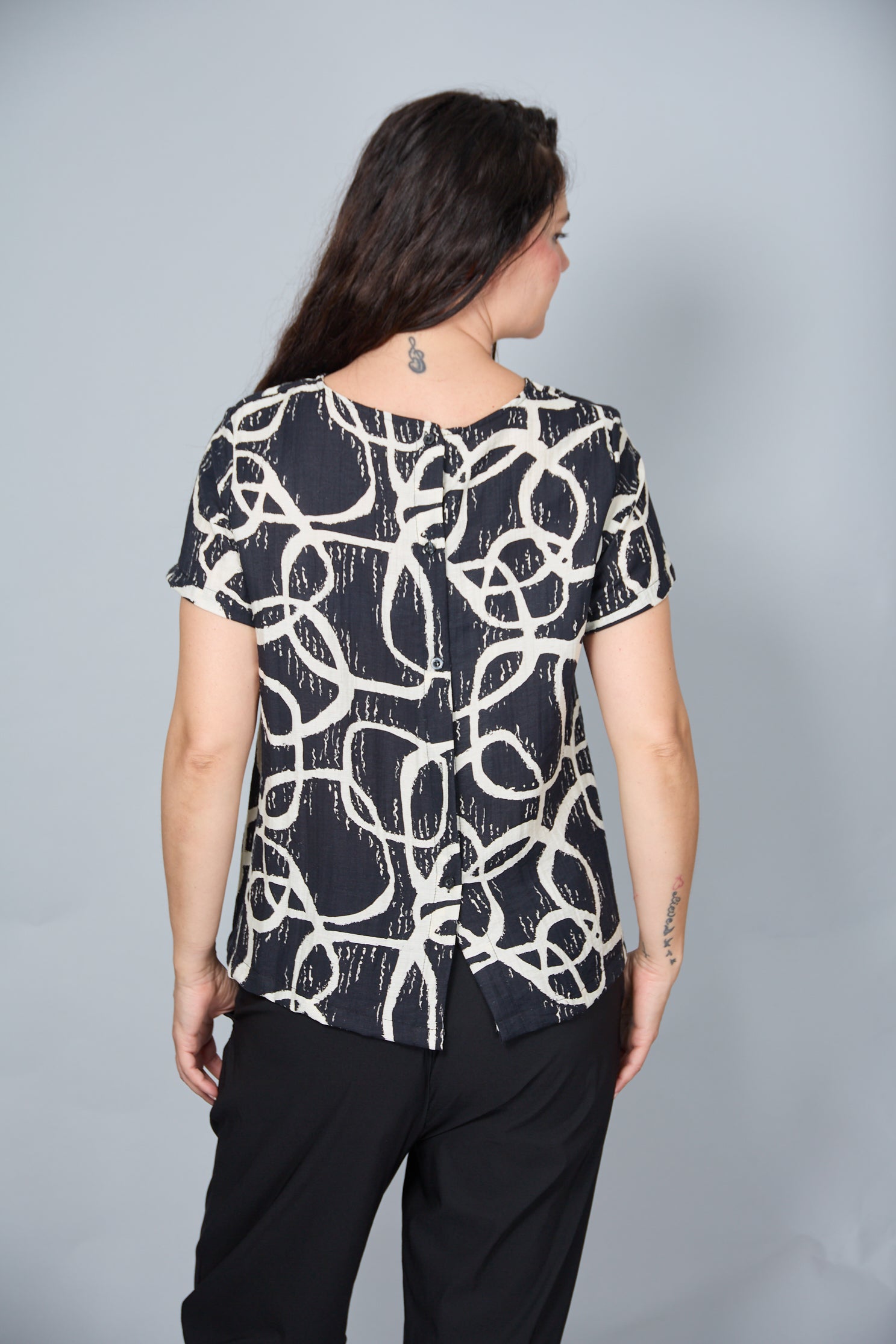 Blusa Visone Negro