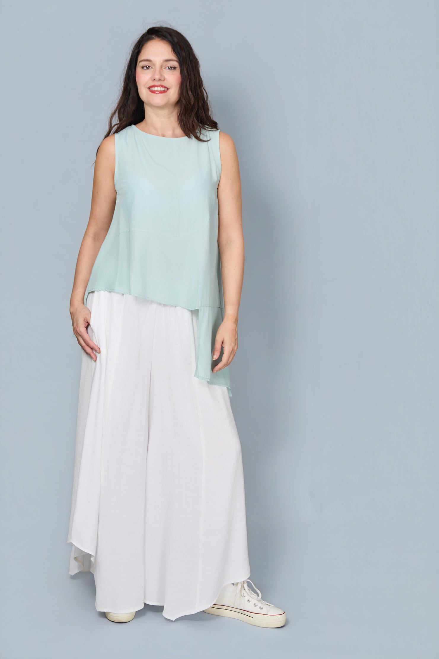 Blusa Vasto Agua Marina