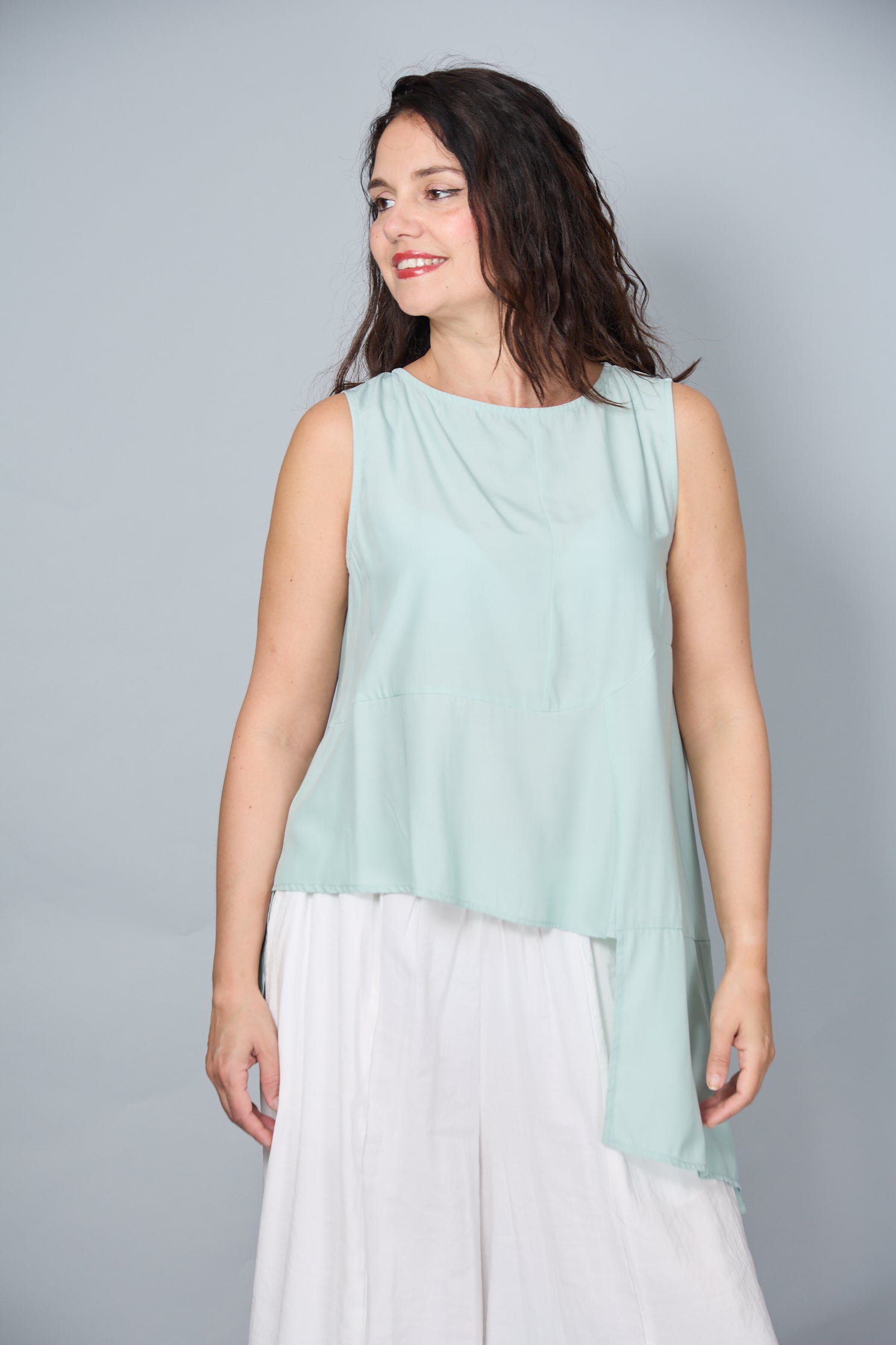 Blusa Vasto Agua Marina