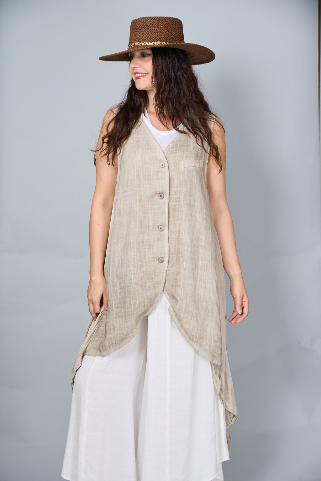 Chaleco Noa Beige