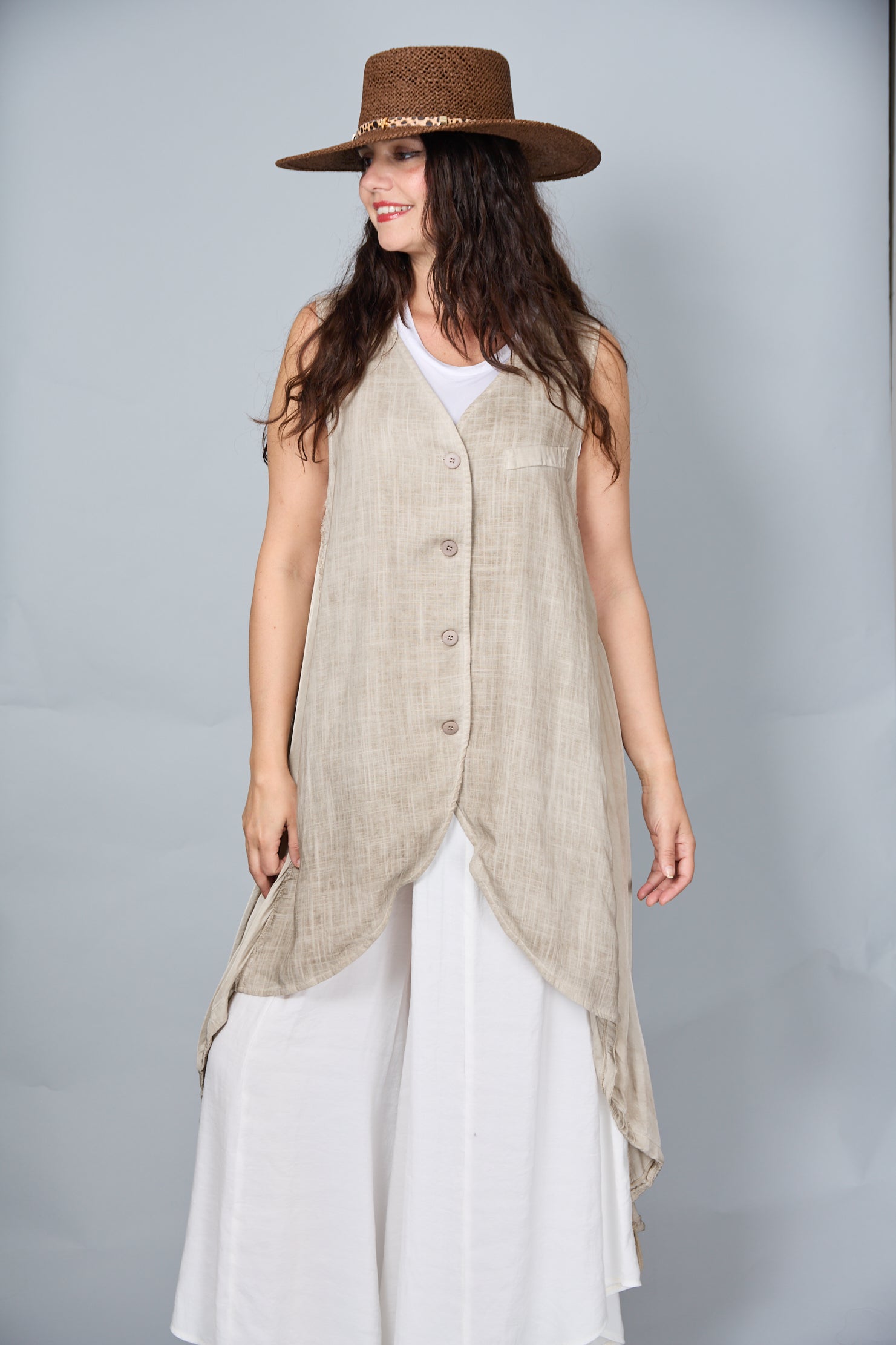 Chaleco Noa Beige