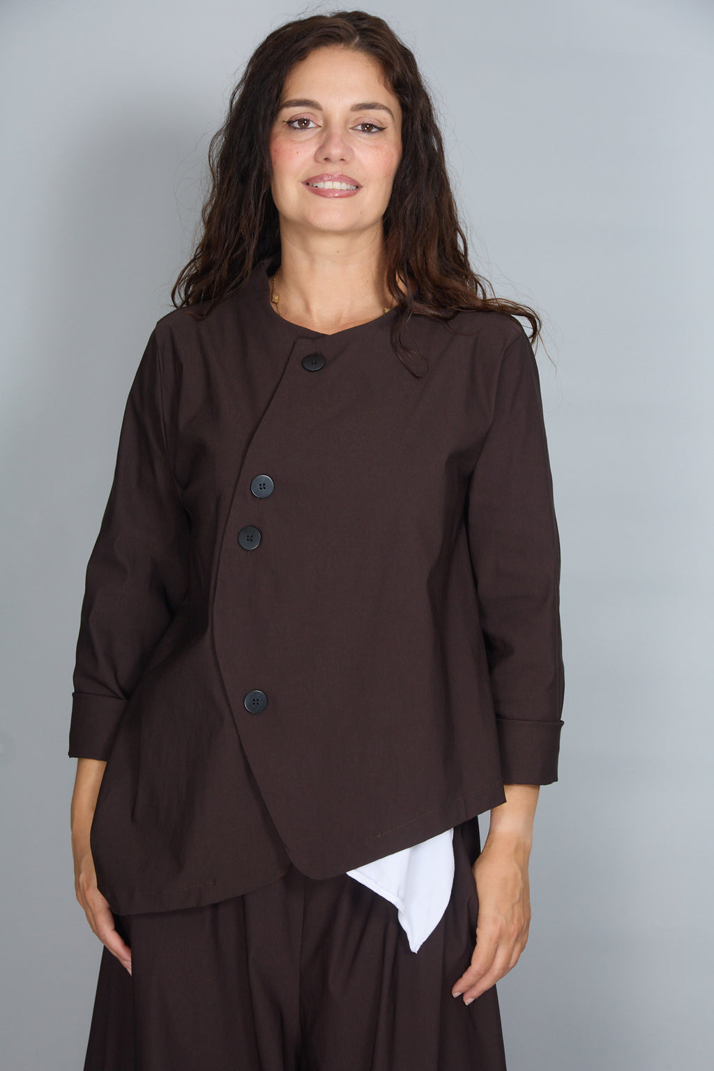 Chaqueta Palmira Marrón Oscuro
