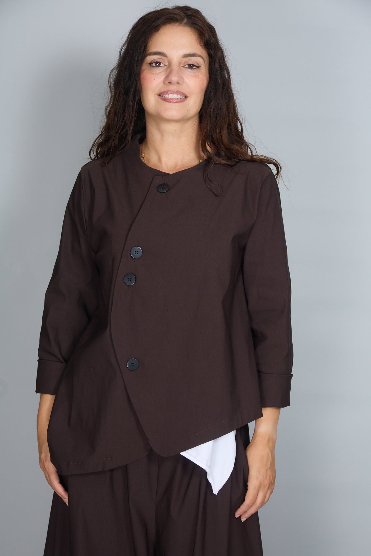 Chaqueta Palmira Marrón Oscuro