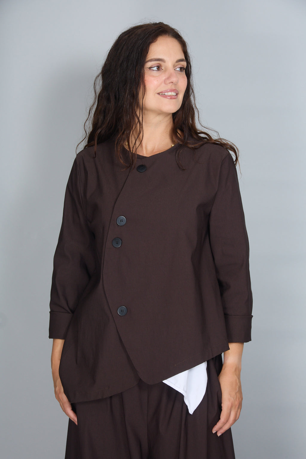 Chaqueta Palmira Marrón Oscuro
