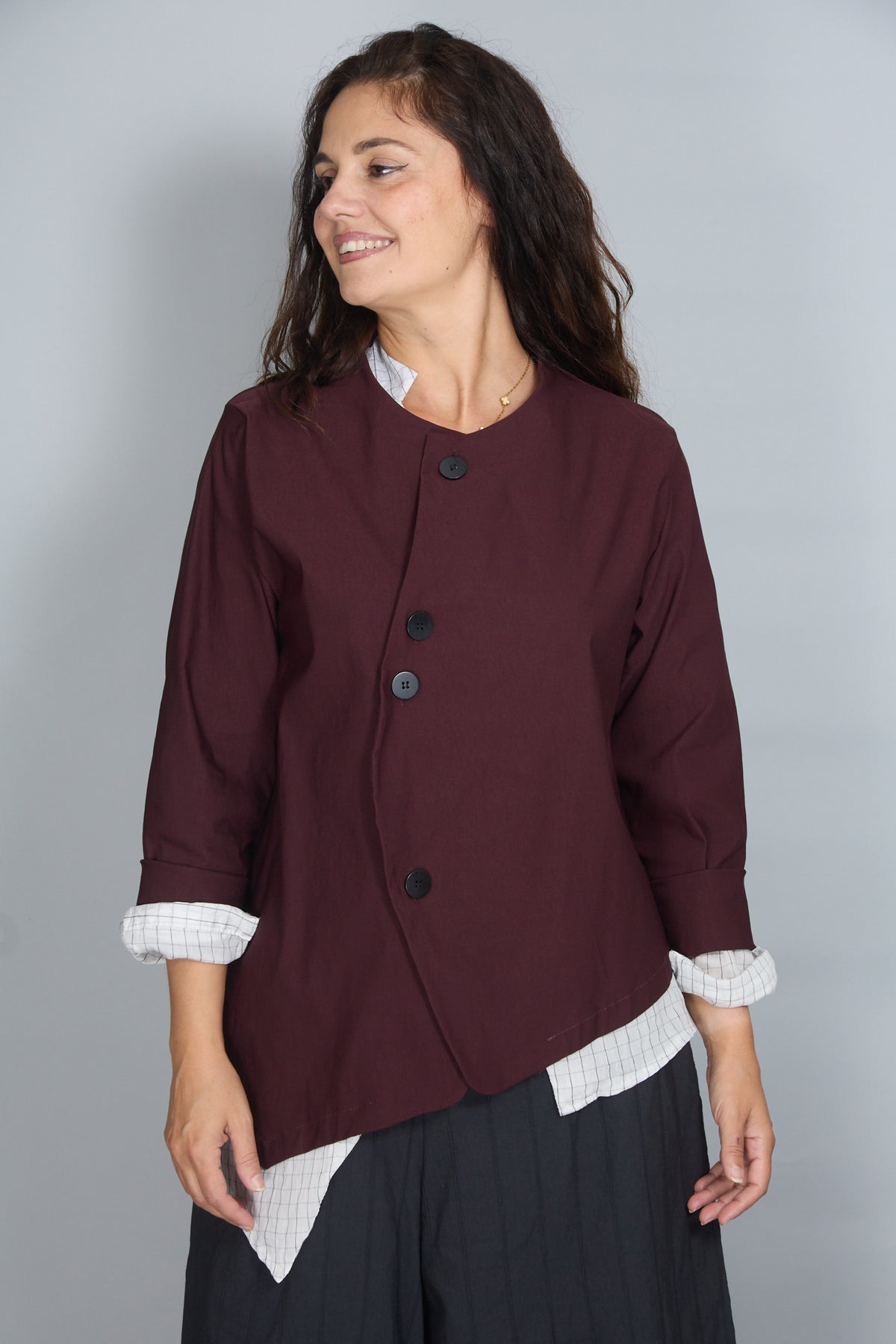 Chaqueta Palmira Vino
