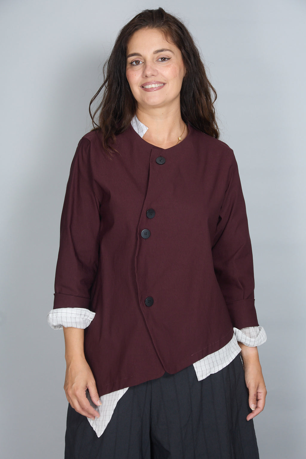 Chaqueta Palmira Vino