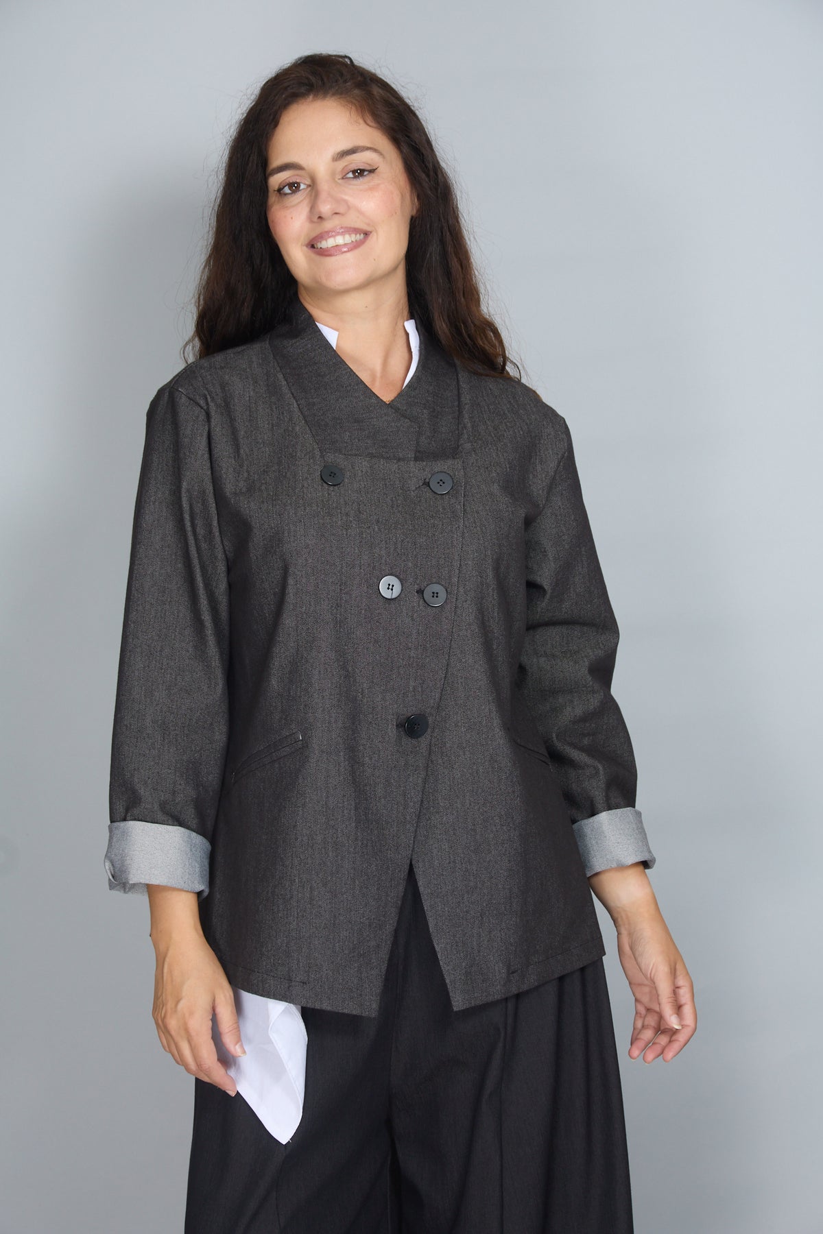 Chaqueta Paloma Denim Negro