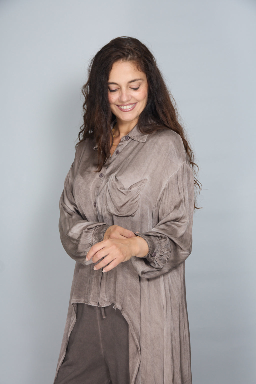 Camisa Nuria Berenjena
