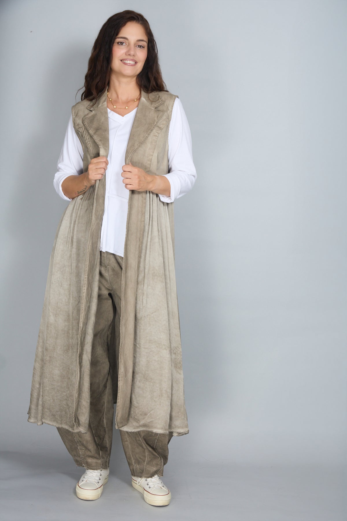Chaleco Carla Beige