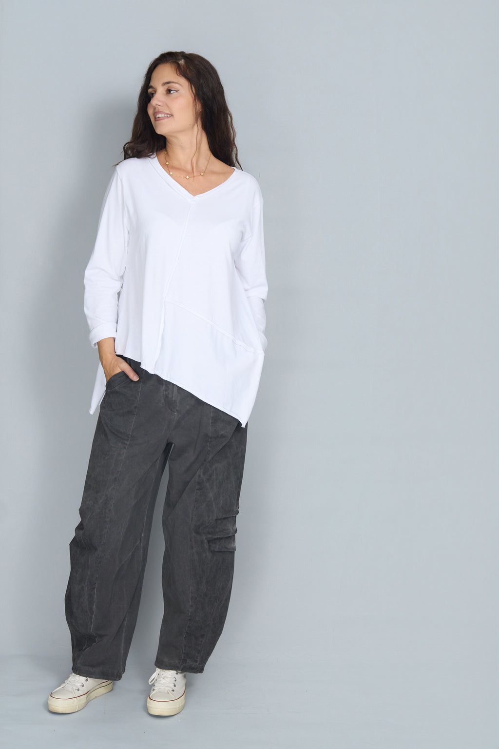 Pantalón Demetra Gris Antracita