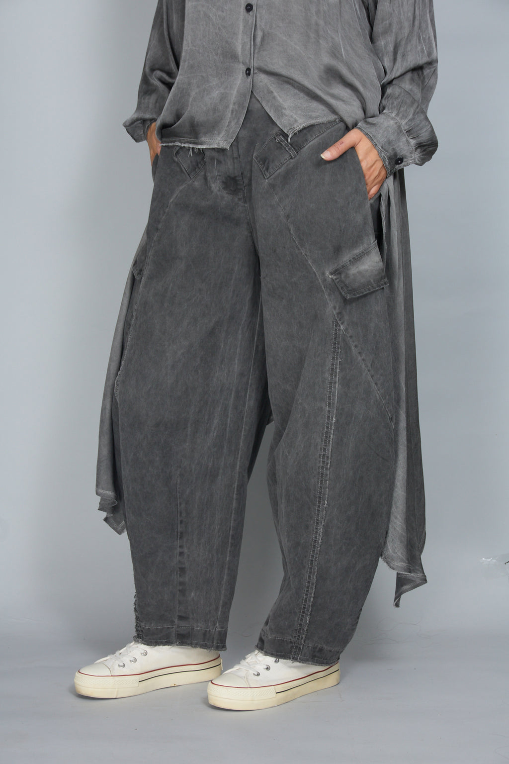 Pantalón Maddy Gris Antracita
