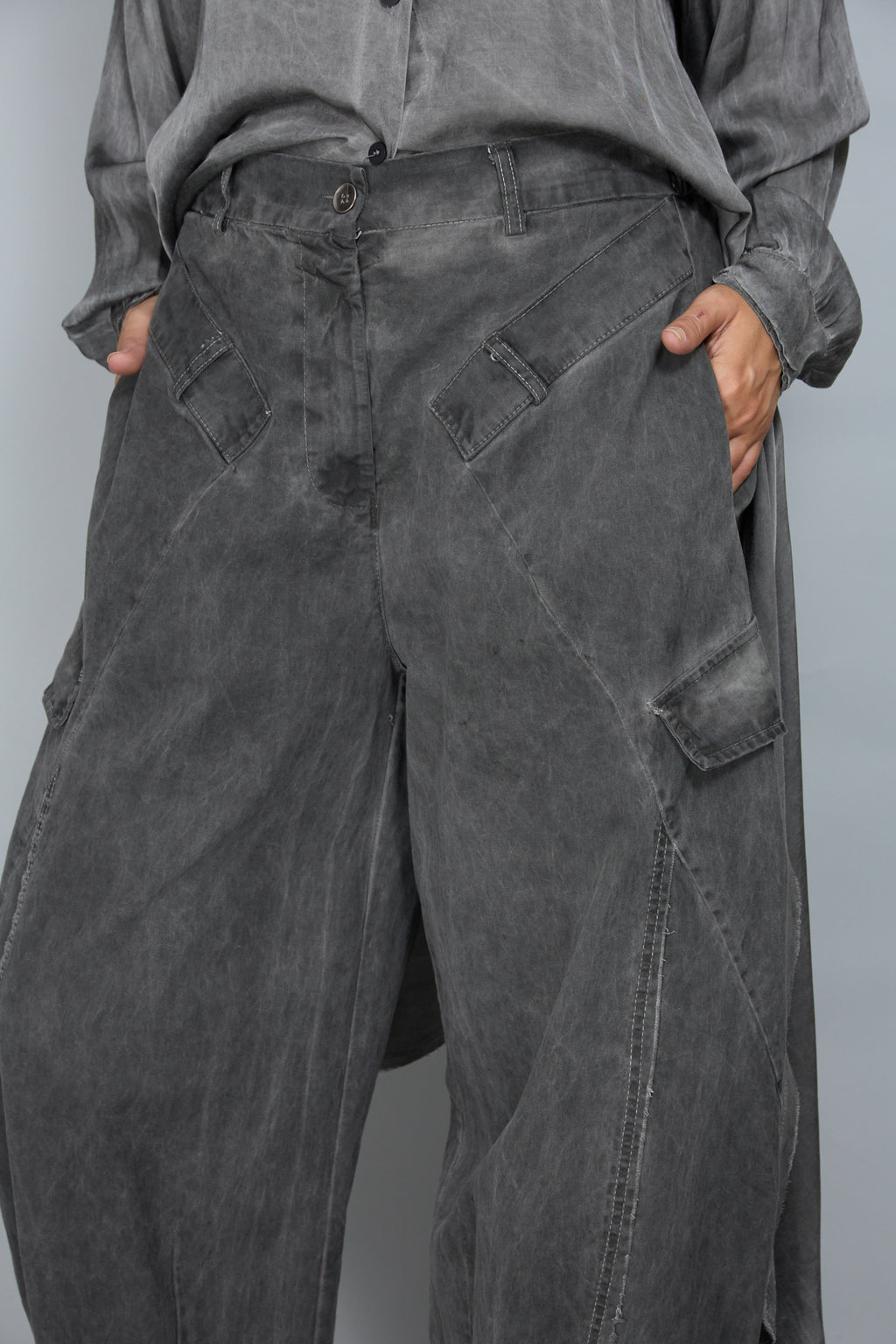 Pantalón Maddy Gris Antracita