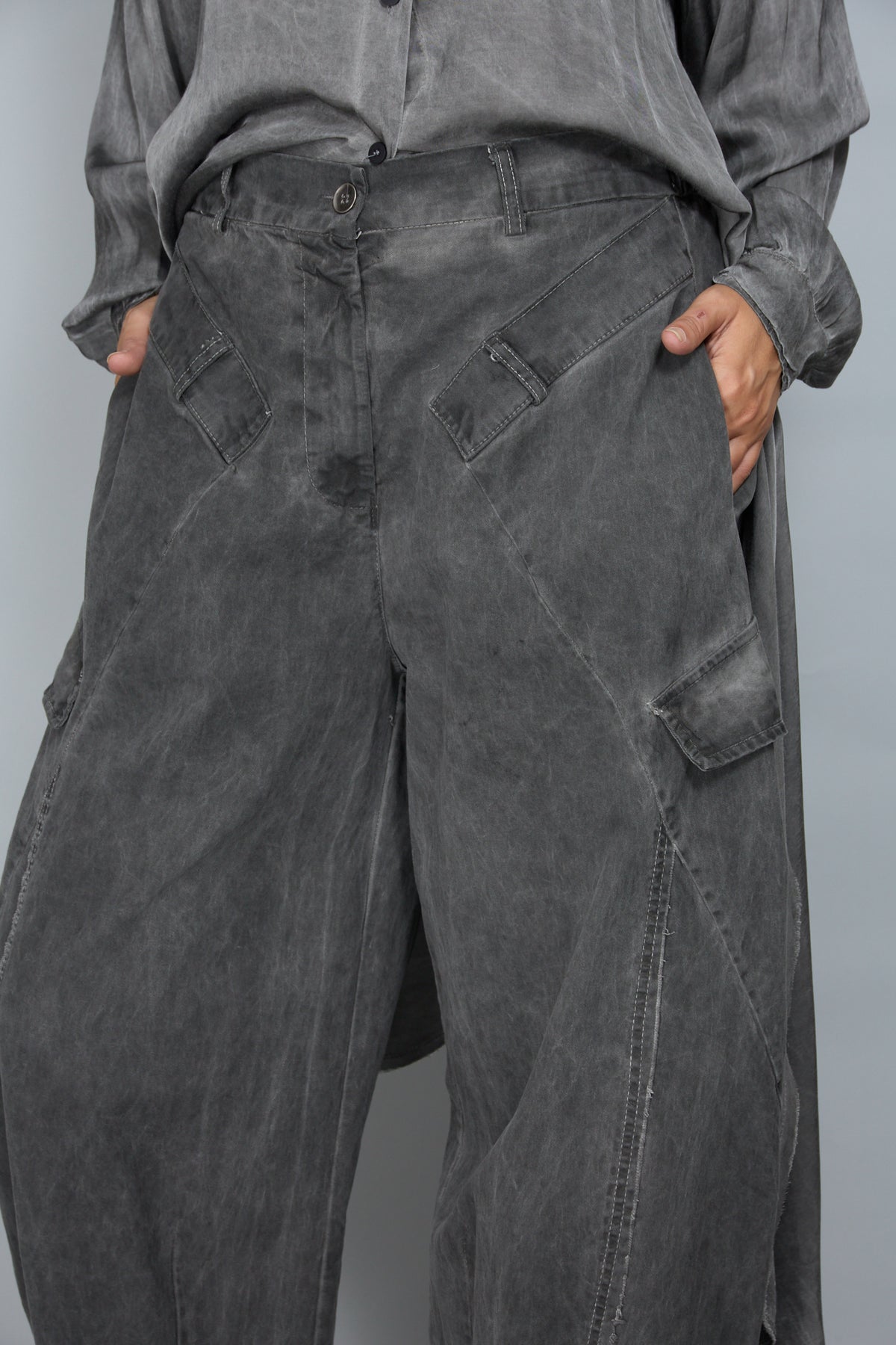 Pantalón Maddy Gris Antracita