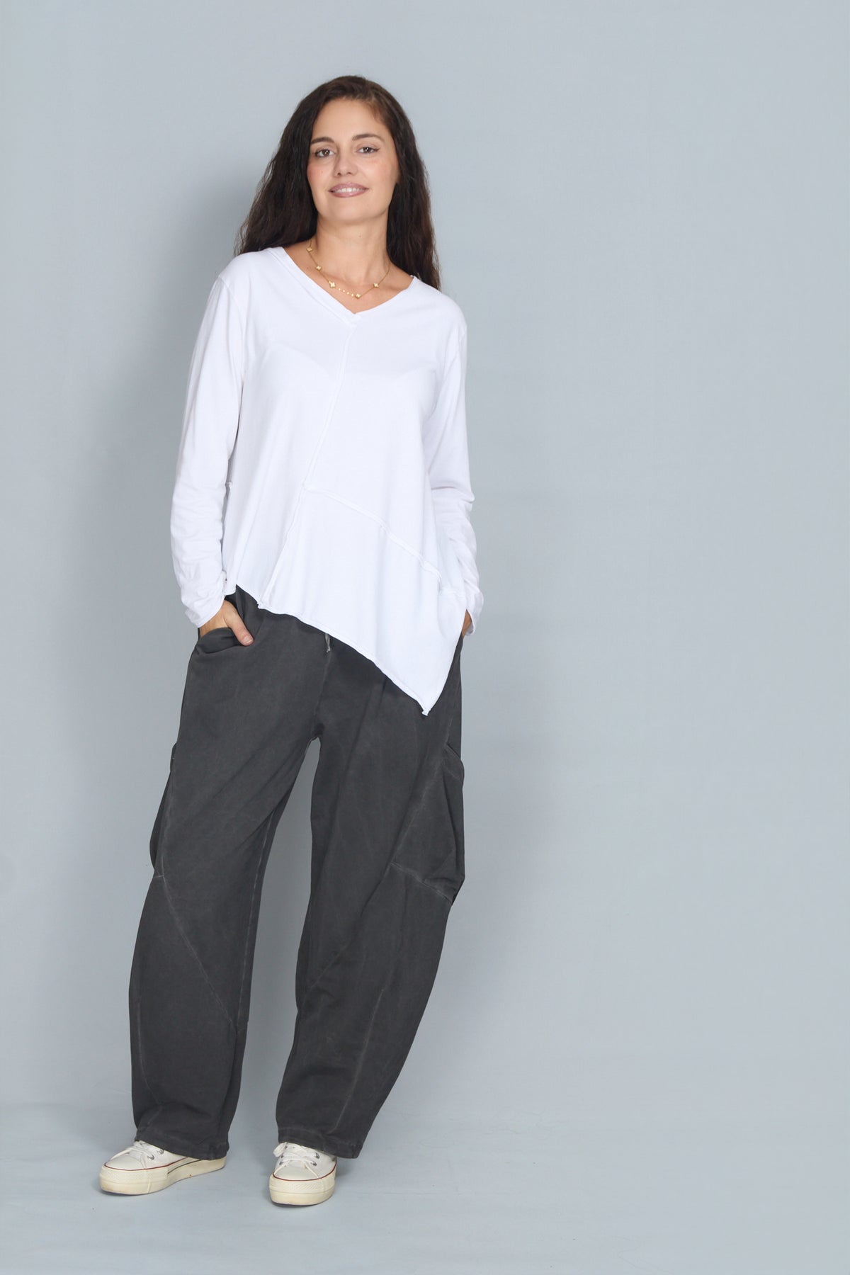 Pantalón Sasha Gris Antracita