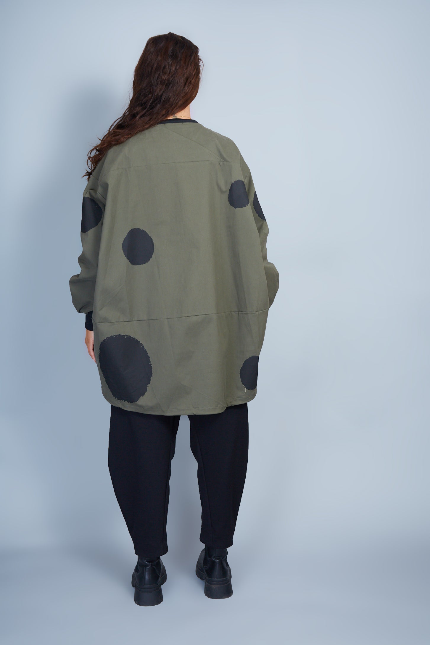 Chaqueta Modelo Jane Color Verde Militar