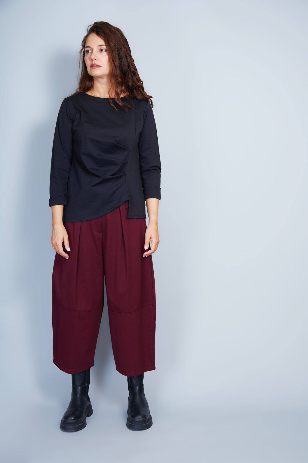 Pantalón Modelo Esmeralda Color Vino