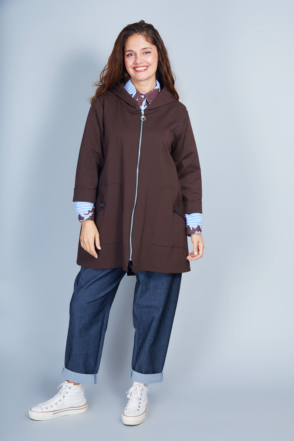 Chaqueta Modelo Arita Color Marrón