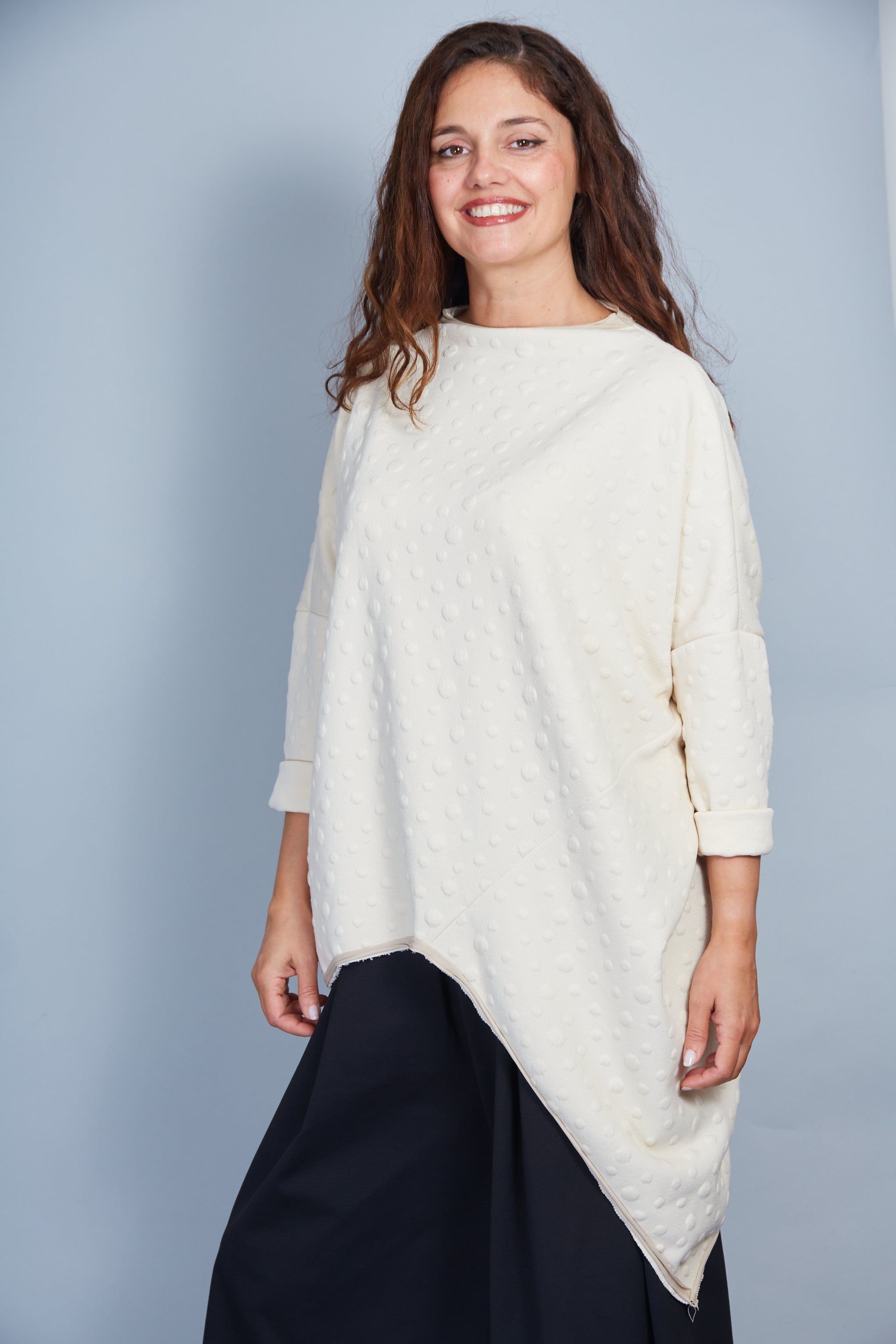 Blusa Modelo Nadia Color Blanco Roto