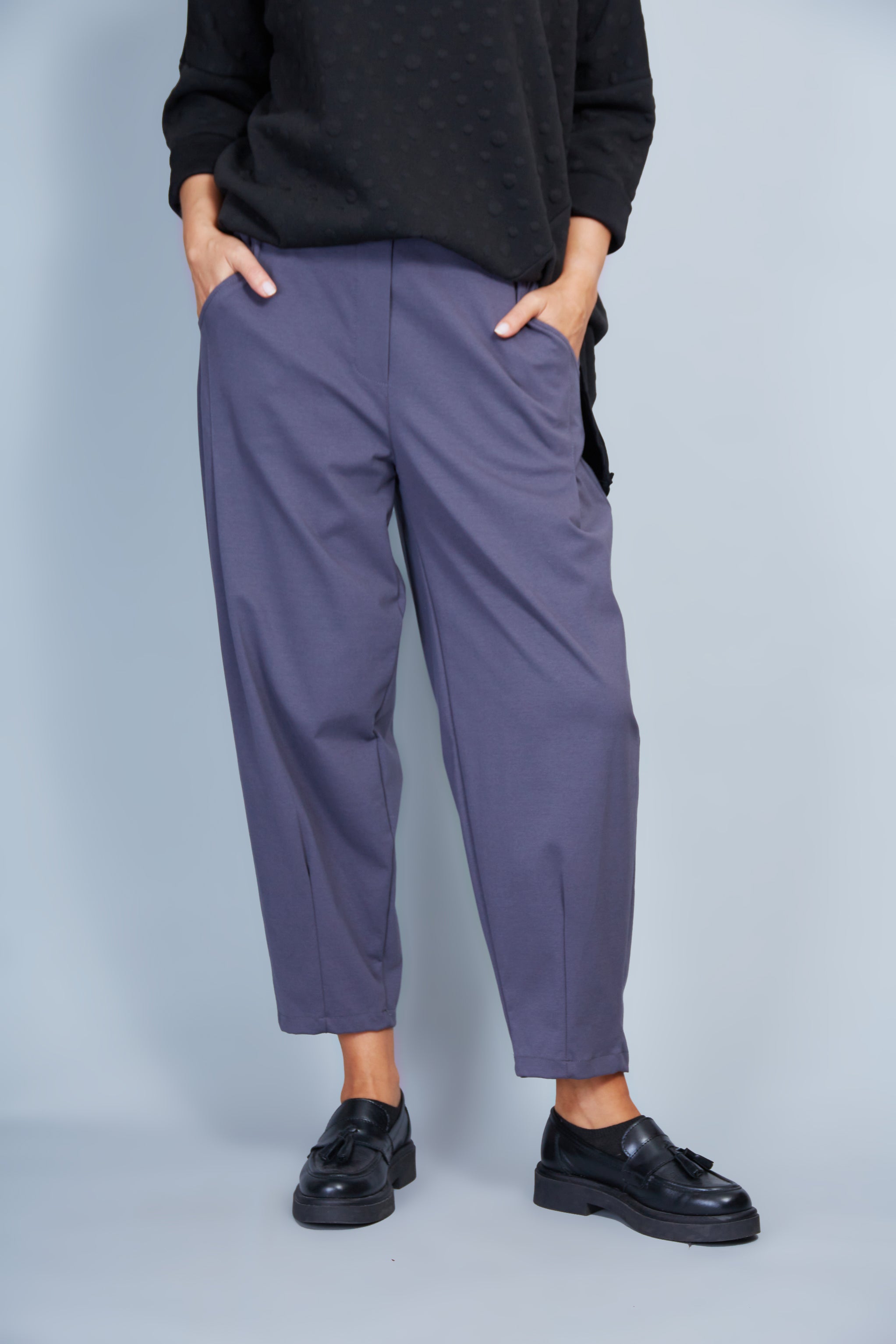 Pantalón Terry Color Gris