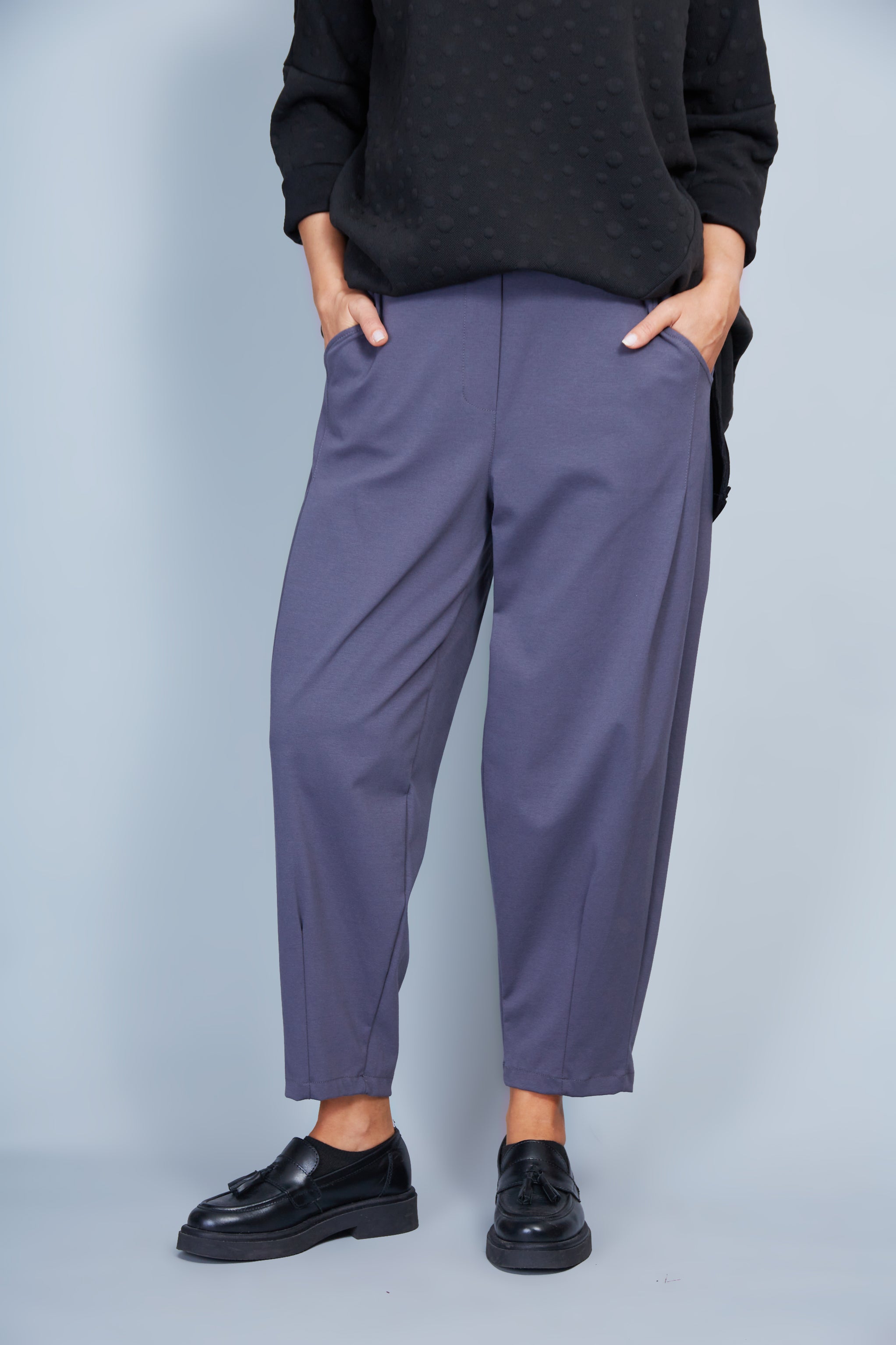 Pantalón Terry Color Gris