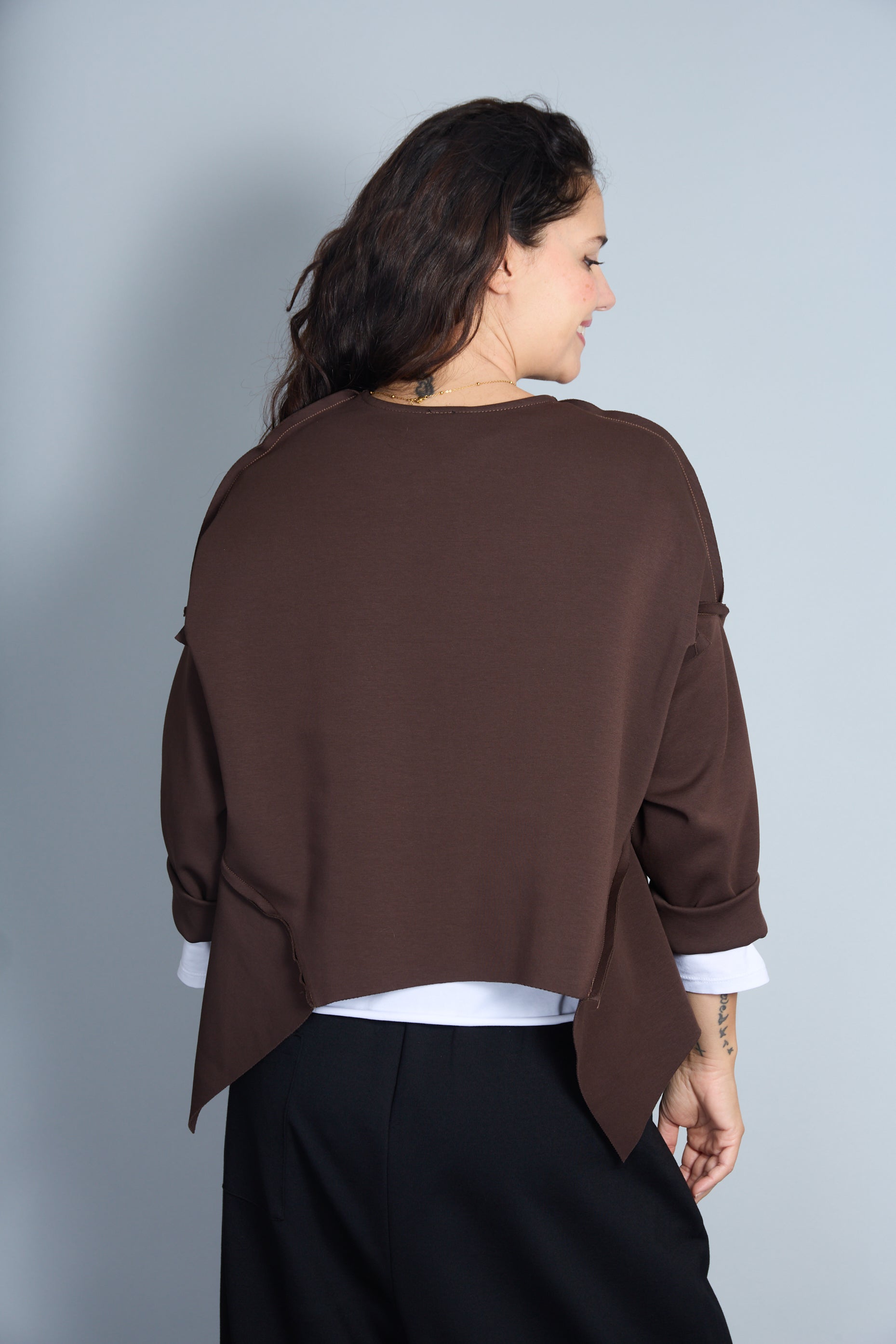 Sudadera Modelo Wanda Color Marrón