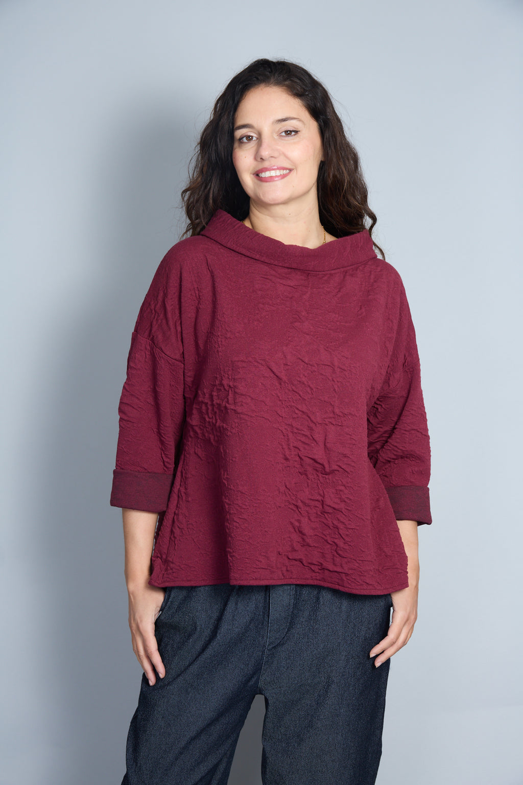 Blusa Modelo Vane Color Vino