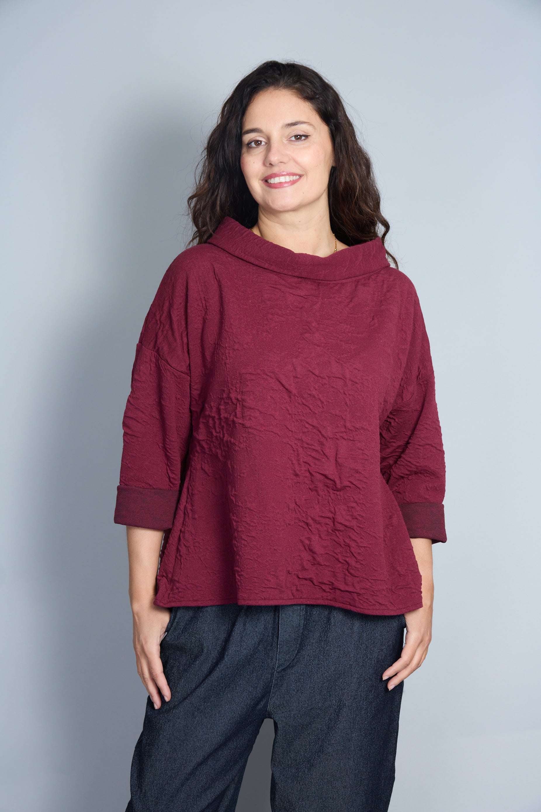 Blusa Modelo Vane Color Vino