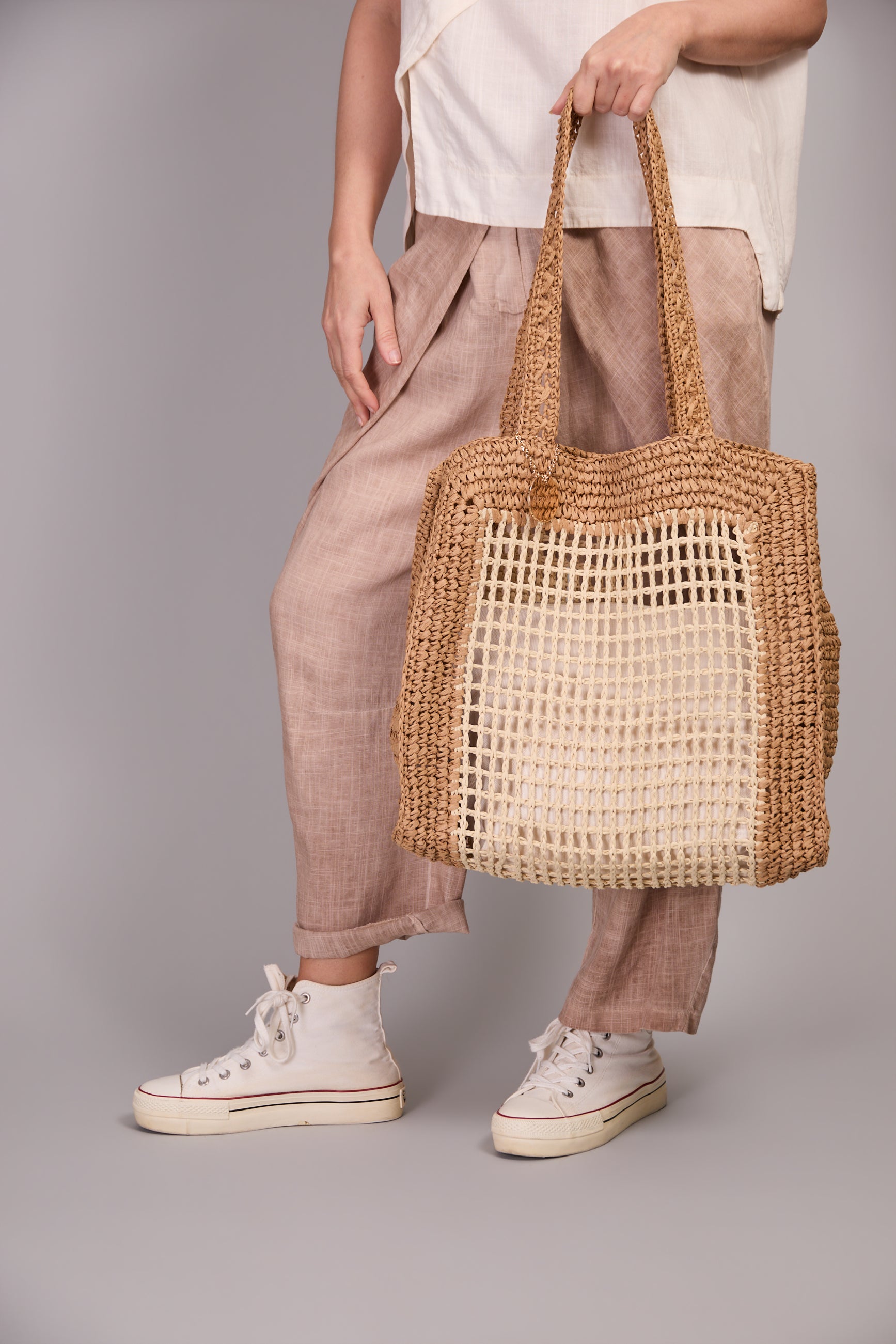 Bolso Sally Blanco Roto