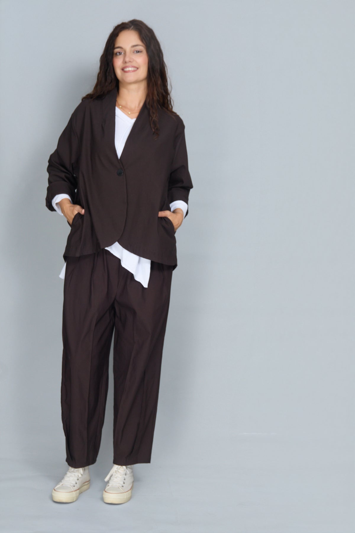 Chaqueta Ambra Marrón Oscuro