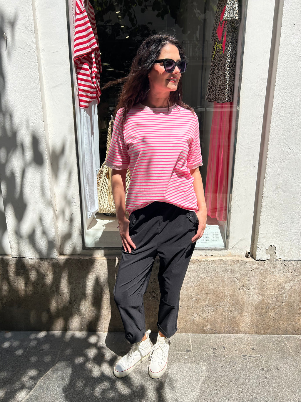 Camiseta Lisa Fucsia