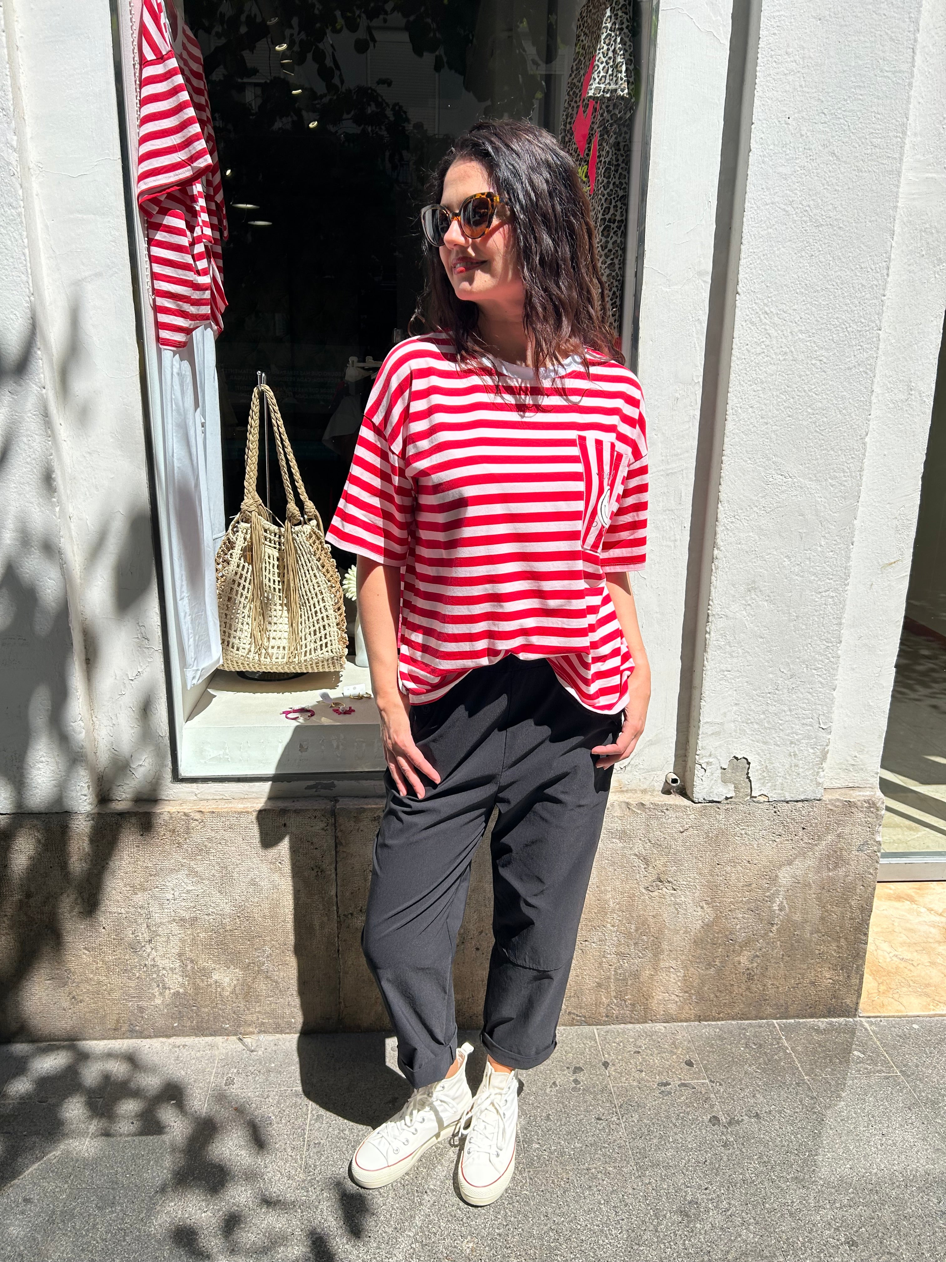 Camiseta Smile Rojo