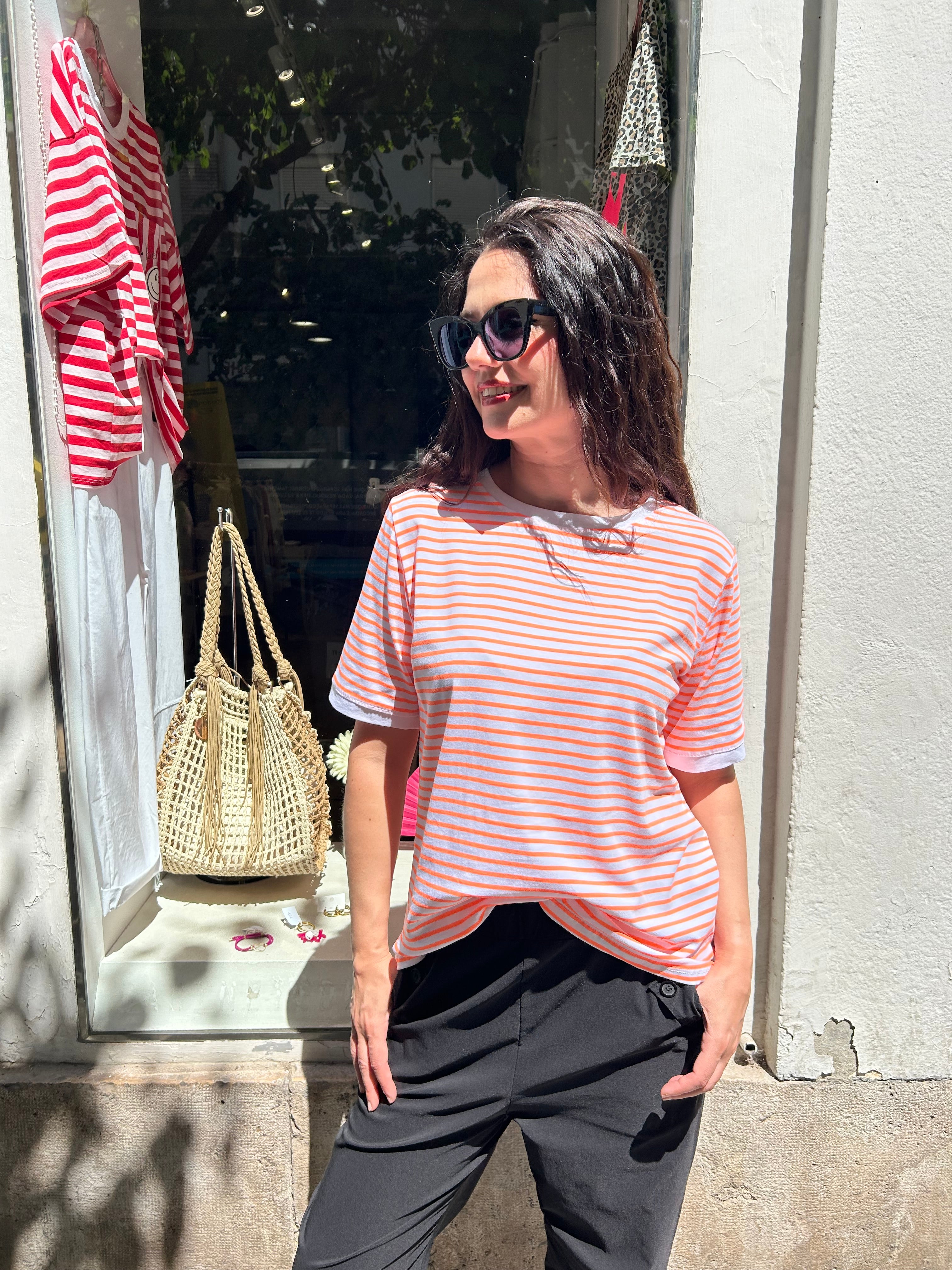 Camiseta Lisa Naranja
