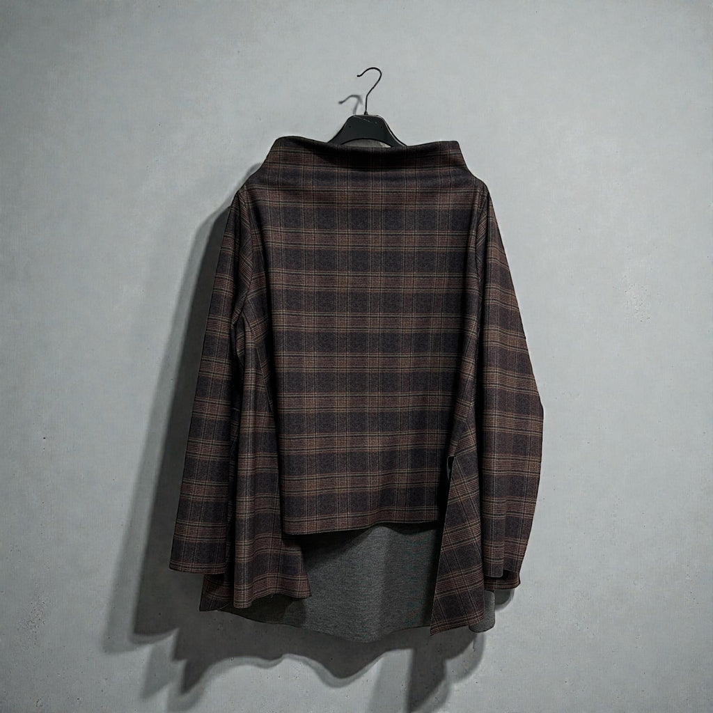 Blusa Lisa Cuadros Grandes