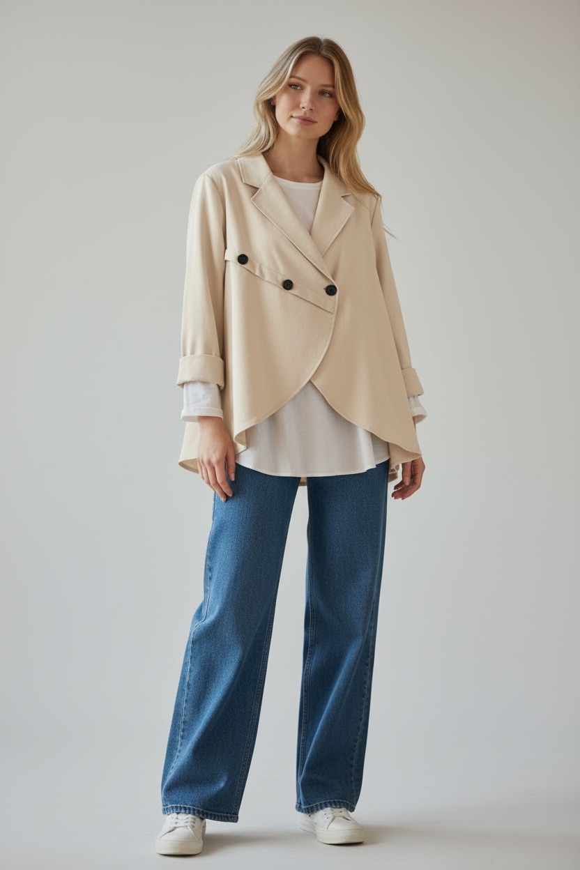 Chaqueta Zeus Marfil