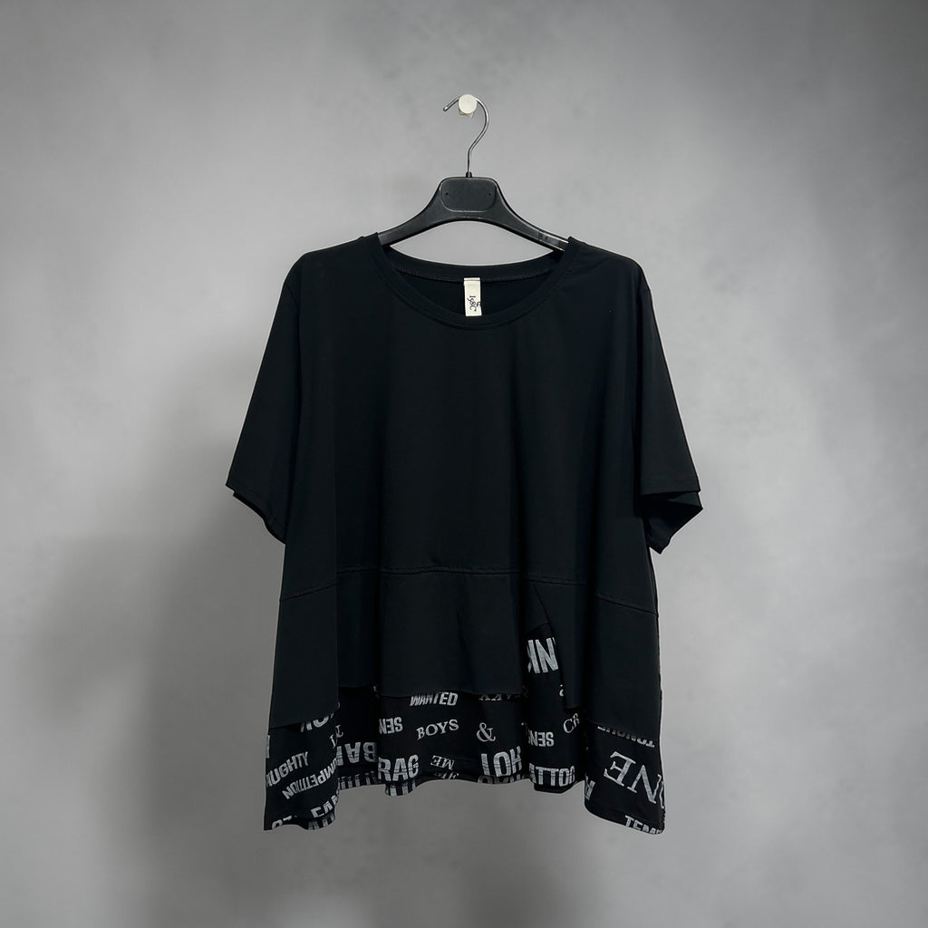 Camiseta Viareggio Negro