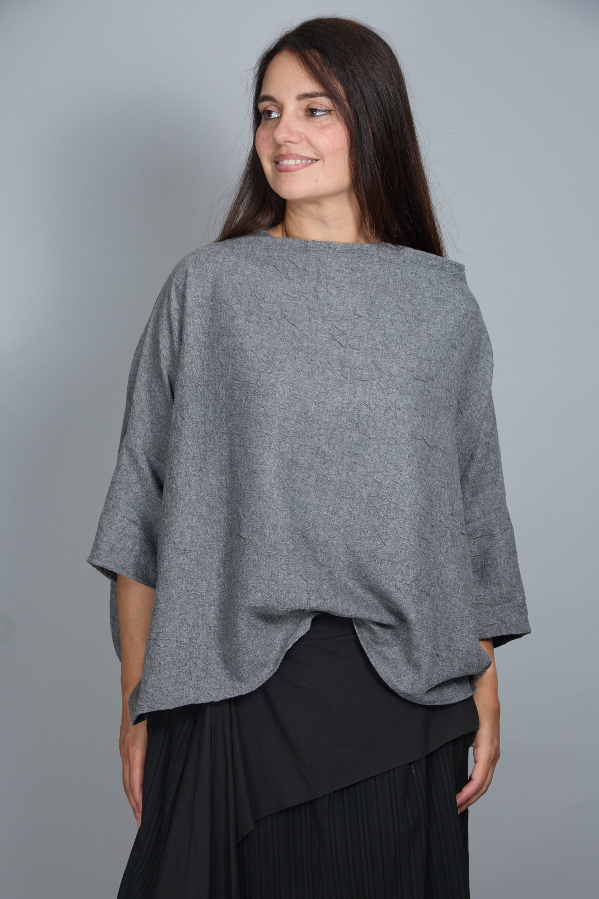 Blusa Boston Gris