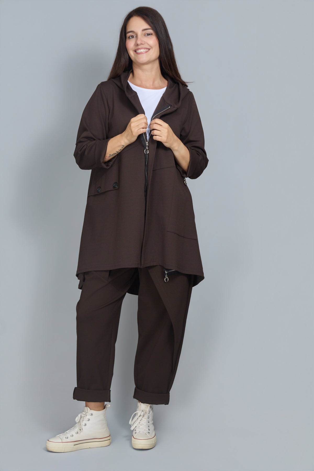 Chaqueta Caty Marrón Chocolate