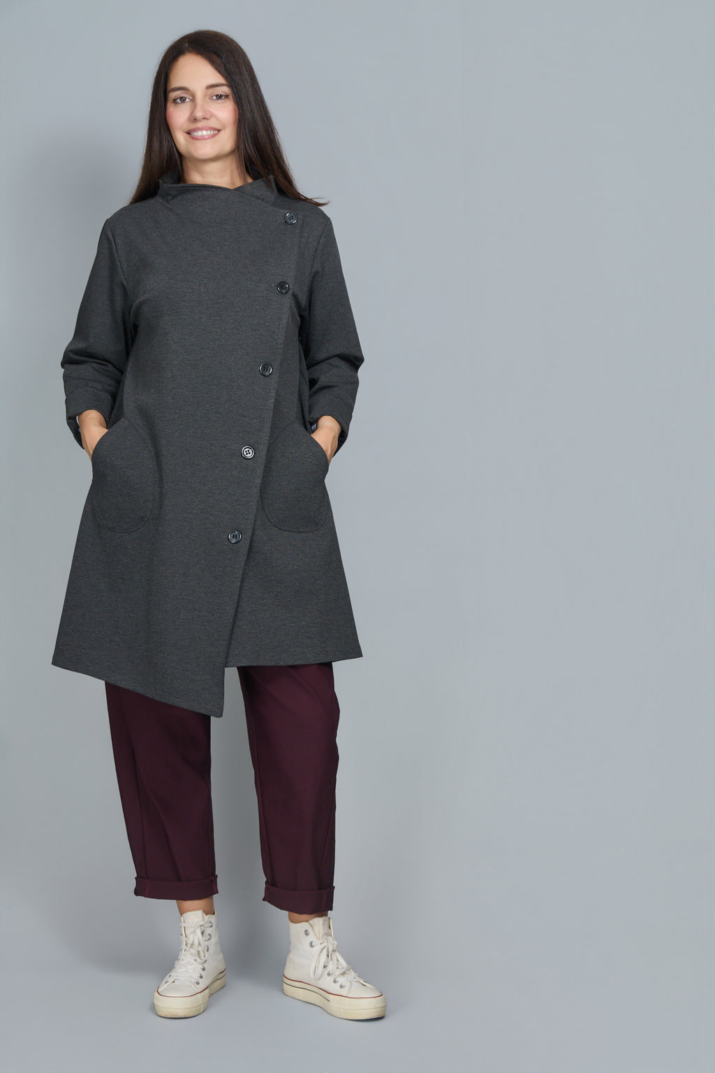 Chaqueta Catalina Gris Melange