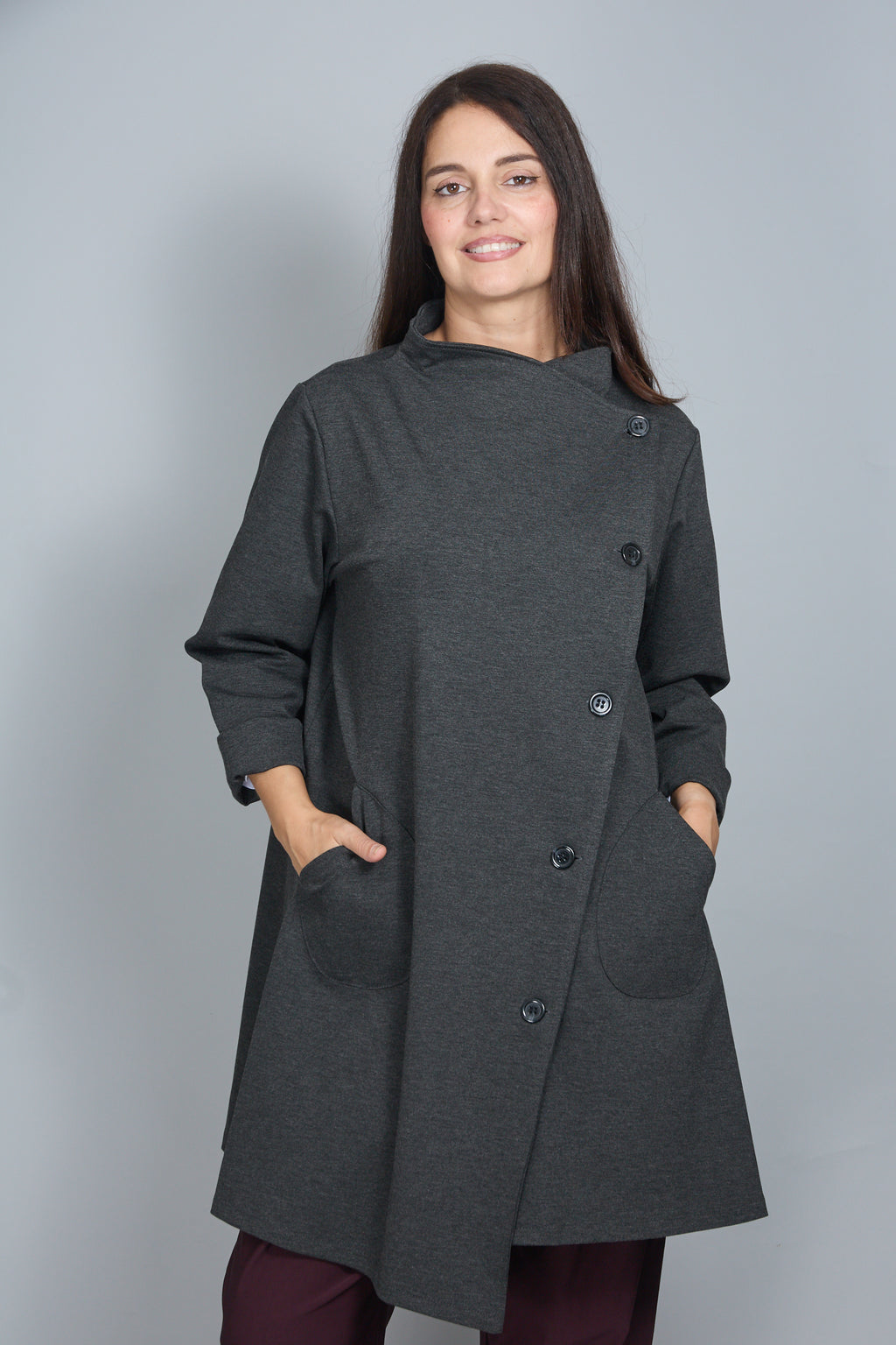 Chaqueta Catalina Gris Melange