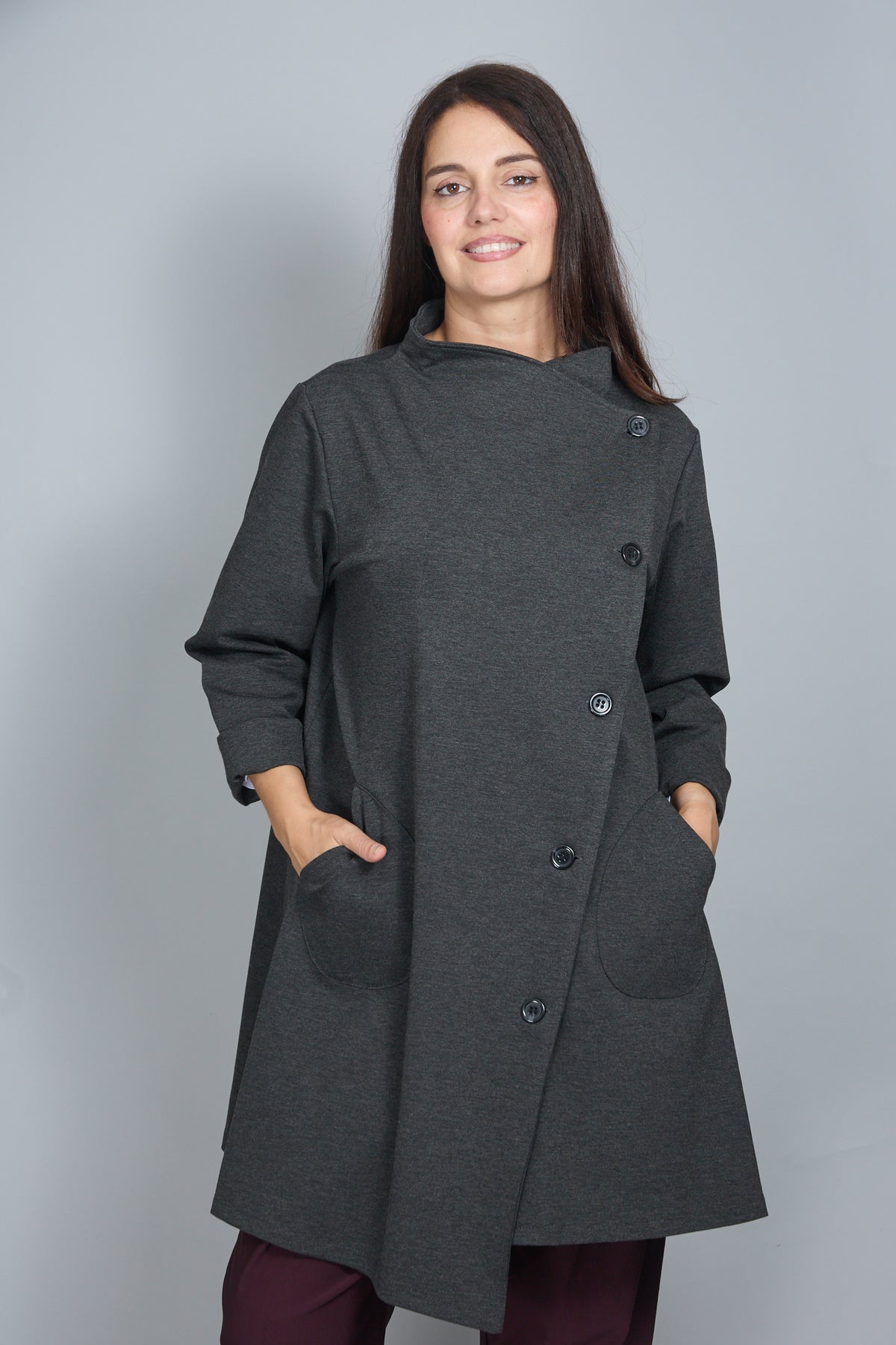 Chaqueta Catalina Gris Melange