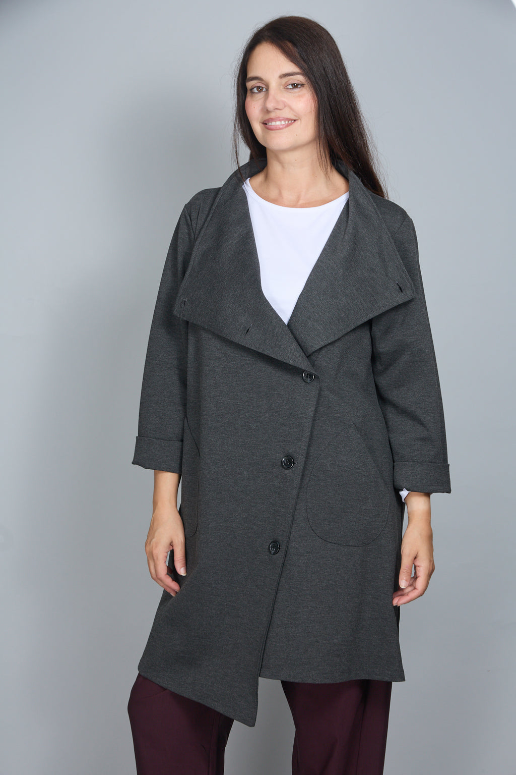 Chaqueta Catalina Gris Melange
