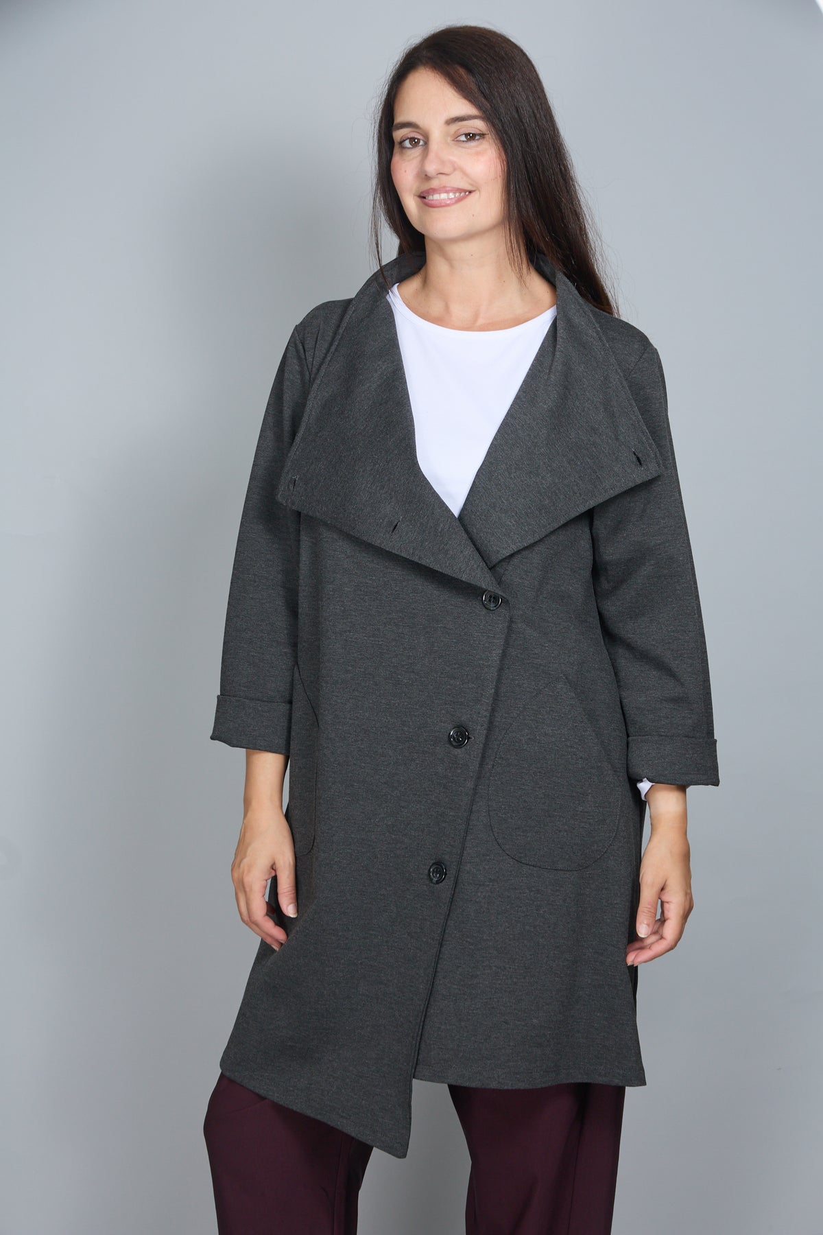 Chaqueta Catalina Gris Melange