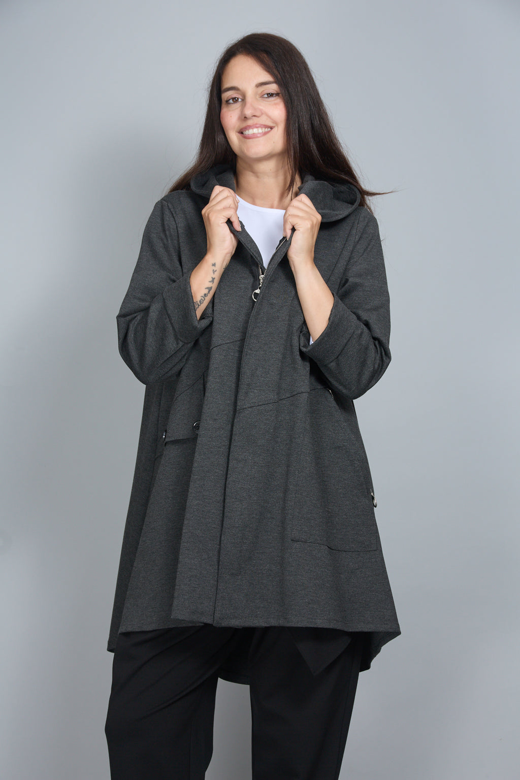 Chaqueta Caty Gris Melange