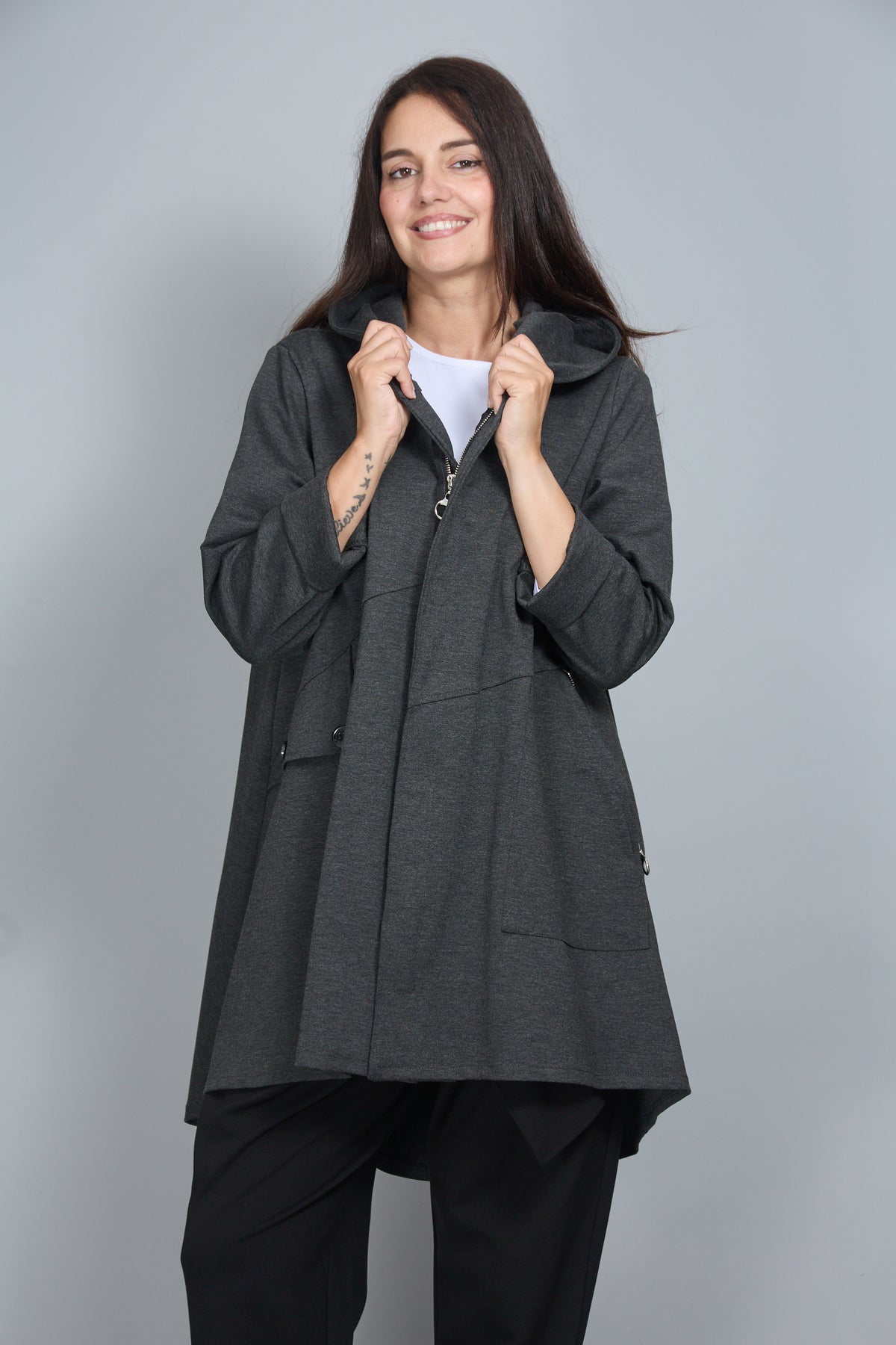 Chaqueta Caty Gris Melange